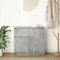 vidaXL - Dressoir - met - lade - 71x35x65 - cm - spaanplaat - betongrijs