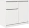 vidaXL - Dressoir - met - lade - 71x35x65 - cm - spaanplaat - wit