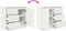 vidaXL - Dressoir - met - lade - 71x35x65 - cm - spaanplaat - wit