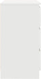vidaXL - Dressoir - met - lade - 71x35x65 - cm - spaanplaat - wit