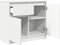 vidaXL - Dressoir - met - lade - 71x35x65 - cm - spaanplaat - wit