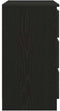 vidaXL - Dressoir - met - lade - 71x35x65 - cm - spaanplaat - zwart - eikenkleurig