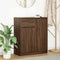 vidaXL - Dressoir - met - lade - 71x35x84 - cm - spaanplaat - bruin - eikenkleurig