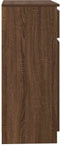 vidaXL - Dressoir - met - lade - 71x35x84 - cm - spaanplaat - bruin - eikenkleurig
