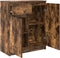 vidaXL - Dressoir - met - lade - 71x35x84 - cm - spaanplaat - gerookt - eikenkleurig