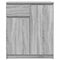 vidaXL - Dressoir - met - lade - 71x35x84 - cm - spaanplaat - grijs - Sonoma