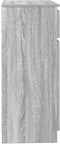 vidaXL - Dressoir - met - lade - 71x35x84 - cm - spaanplaat - grijs - Sonoma