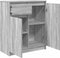 vidaXL - Dressoir - met - lade - 71x35x84 - cm - spaanplaat - grijs - Sonoma