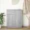 vidaXL - Dressoir - met - lade - 71x35x84 - cm - spaanplaat - grijs - Sonoma