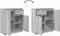vidaXL - Dressoir - met - lade - 71x35x84 - cm - spaanplaat - grijs - Sonoma