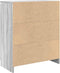 vidaXL - Dressoir - met - lade - 71x35x84 - cm - spaanplaat - grijs - Sonoma