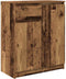 vidaXL - Dressoir - met - lade - 71x35x84 - cm - spaanplaat - oud - hout