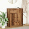 vidaXL - Dressoir - met - lade - 71x35x84 - cm - spaanplaat - oud - hout