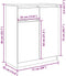 vidaXL - Dressoir - met - lade - 71x35x84 - cm - spaanplaat - oud - hout