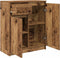 vidaXL - Dressoir - met - lade - 71x35x84 - cm - spaanplaat - oud - hout
