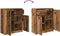 vidaXL - Dressoir - met - lade - 71x35x84 - cm - spaanplaat - oud - hout