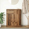 vidaXL - Dressoir - met - lade - 71x35x84 - cm - spaanplaat - oud - hout
