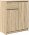 vidaXL - Dressoir - met - lade - 71x35x84 - cm - spaanplaat - sonoma - eikenkleurig