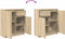 vidaXL - Dressoir - met - lade - 71x35x84 - cm - spaanplaat - sonoma - eikenkleurig