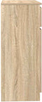 vidaXL - Dressoir - met - lade - 71x35x84 - cm - spaanplaat - sonoma - eikenkleurig