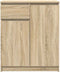 vidaXL - Dressoir - met - lade - 71x35x84 - cm - spaanplaat - sonoma - eikenkleurig