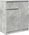 vidaXL - Dressoir - met - lade - 71x35x84 - cm - spaanplaat - betongrijs