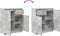vidaXL - Dressoir - met - lade - 71x35x84 - cm - spaanplaat - betongrijs