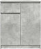 vidaXL - Dressoir - met - lade - 71x35x84 - cm - spaanplaat - betongrijs