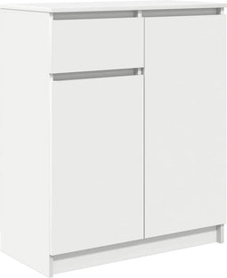 vidaXL - Dressoir - met - lade - 71x35x84 - cm - spaanplaat - wit