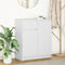 vidaXL - Dressoir - met - lade - 71x35x84 - cm - spaanplaat - wit