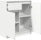 vidaXL - Dressoir - met - lade - 71x35x84 - cm - spaanplaat - wit
