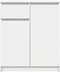 vidaXL - Dressoir - met - lade - 71x35x84 - cm - spaanplaat - wit