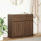 vidaXL - Dressoir - met - lade - 80x34x76 - cm - spaanplaat - bruin - eikenkleurig