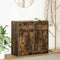 vidaXL - Dressoir - met - lade - 80x34x76 - cm - spaanplaat - gerookt - eikenkleurig