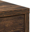 vidaXL - Dressoir - met - lade - 80x34x76 - cm - spaanplaat - gerookt - eikenkleurig