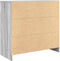 vidaXL - Dressoir - met - lade - 80x34x76 - cm - spaanplaat - grijs - sonoma