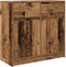 vidaXL - Dressoir - met - lade - 80x34x76 - cm - spaanplaat - oud - hout