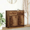 vidaXL - Dressoir - met - lade - 80x34x76 - cm - spaanplaat - oud - hout