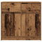 vidaXL - Dressoir - met - lade - 80x34x76 - cm - spaanplaat - oud - hout