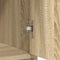 vidaXL - Dressoir - met - lade - 80x34x76 - cm - spaanplaat - sonoma - eikenkleurig