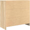 vidaXL - Dressoir - met - lade - 80x34x76 - cm - spaanplaat - sonoma - eikenkleurig