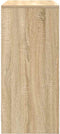 vidaXL - Dressoir - met - lade - 80x34x76 - cm - spaanplaat - sonoma - eikenkleurig