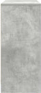 vidaXL - Dressoir - met - lade - 80x34x76 - cm - spaanplaat - betongrijs