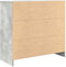 vidaXL - Dressoir - met - lade - 80x34x76 - cm - spaanplaat - betongrijs