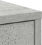 vidaXL - Dressoir - met - lade - 80x34x76 - cm - spaanplaat - betongrijs