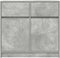 vidaXL - Dressoir - met - lade - 80x34x76 - cm - spaanplaat - betongrijs