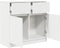 vidaXL - Dressoir - met - lade - 80x34x76 - cm - spaanplaat - wit