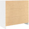 vidaXL - Dressoir - met - lade - 80x34x76 - cm - spaanplaat - wit