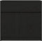 vidaXL - Dressoir - met - lade - 80x34x76 - cm - spaanplaat - zwart - eikenkleurig