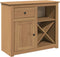 vidaXL - Dressoir - met - lade - Panama - 93x40x80 - cm - massief - grenenhout